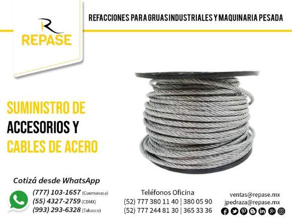 SUMINISTRO DE ACCESORIOS Y CABLES DE ACERO en Mérida (Municipio)