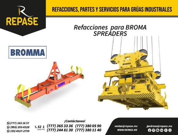 REFACCIONES ORIGINALES SPRADERS BROMMA en Tabasco (Municipio)