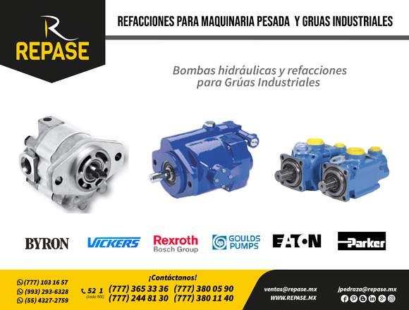 REPUESTOS PARA BOMBAS HIDRÁULICAS en Campeche (Municipio)