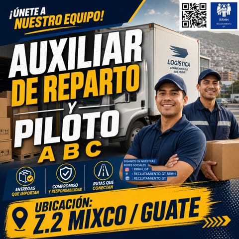 PILOTO REPARTIDOR A B C MIXCO GUATEMALA Y EL PROGRESO GUATE en Salcajá (Municipio)