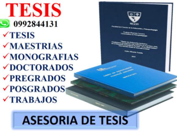 TESIS TRABAJAMOS CON SUPER DESCUENTOS GARANTIZADO en Pichincha (Cantón)
