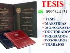 ASESORÍA Y DESARROLLO DE TU TESIS en Pichincha (Cantón)