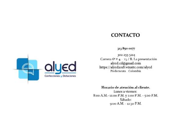 Confección de Dotación Administrativa en Piedecuesta (Municipio)