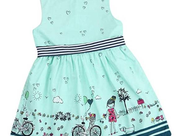 Vestido turquesa Niña 2 años en Quito (Cantón)