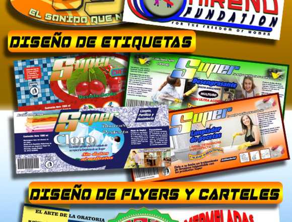 Diseño de logos, flyer, carteles, volantes y más en San Carlos (Municipio)