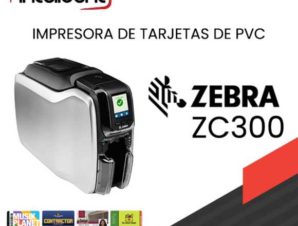 Impresora de Tarjetas de PVC Zebra ZC300 en Ciudad de Guatemala (Municipio)