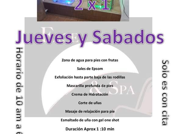 Pedicure spa relajacion