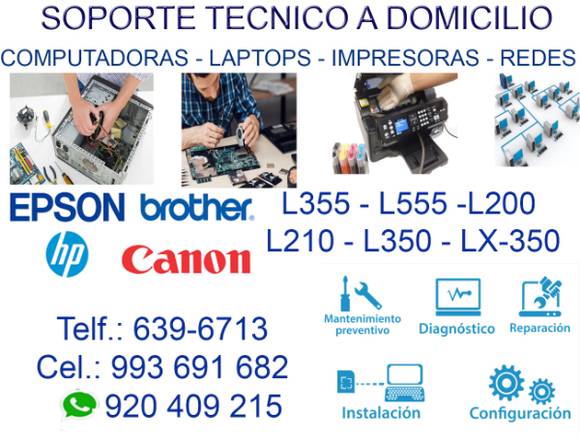 993691682 SERVICIO TÉCNICO COMPUTADORAS LAPTOPS en Lima (Lima 1) (Distrito)