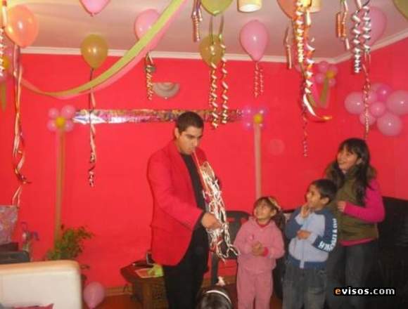 animación de cumpleaños show de magia mago en Santiago (Comuna)