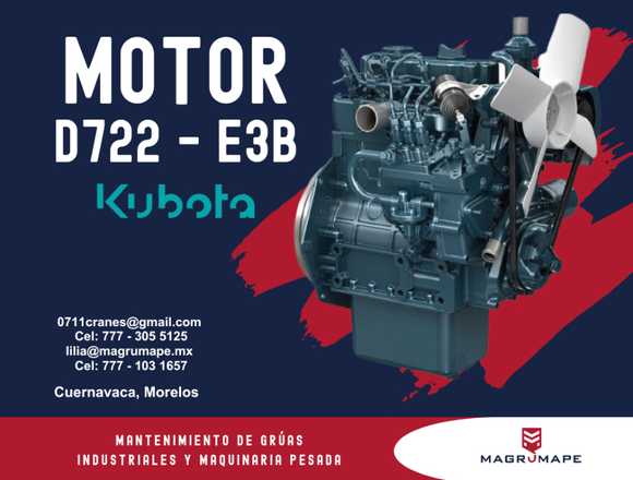MOTOR D722 - E3B KUBOTA