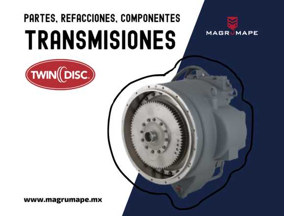 TRANSMISIONES Y CONVERTIDORES TWIN DISC en Cuernavaca (Municipio)