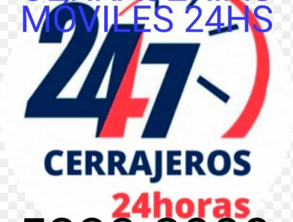 CERRAJERÍAS MÓVILES 24 HS LLAMAR AL 5330-3999 en Hurlingham (Localidad)