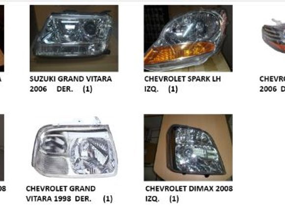 faros de autos y camionetas en Empalme (Cantón)