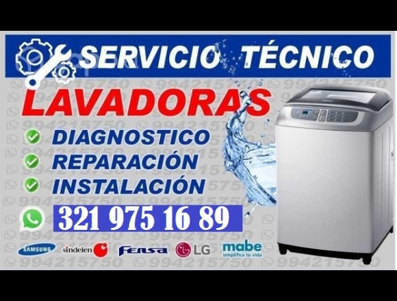 REPARACIÓN DE LAVADORAS CEL 321 975 16 89 MAZUREN