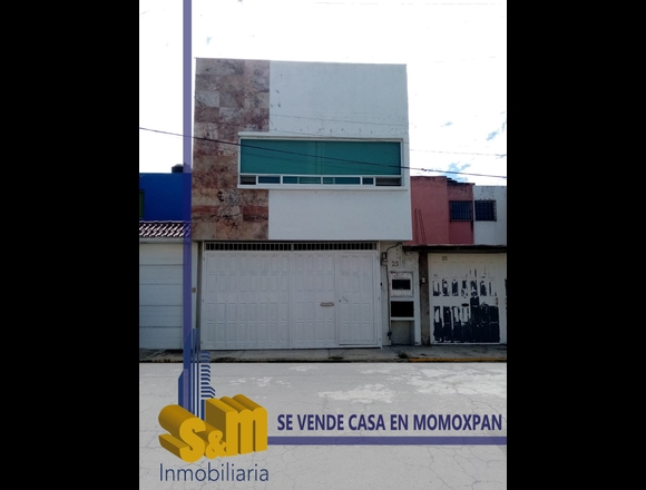 se vende Casa en Momoxpan