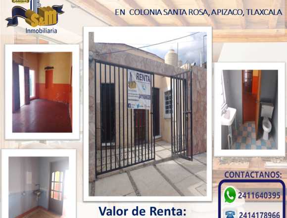 Se renta Local en col. Santa Rosa, Apizaco, Tlax. en Apizaco (Municipio)