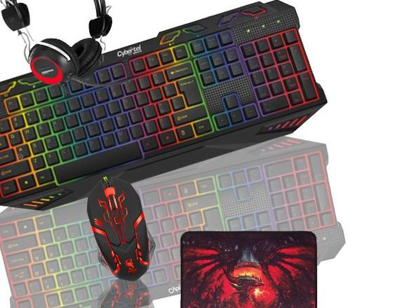 Kit Gamer N°02/Teclado-Mouse-Audifono Y Pad Mouse en San Borja (Lima 41) (Distrito)