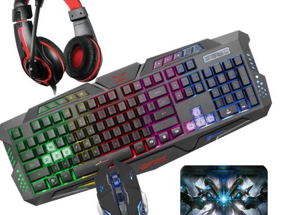 Kit Gamer N°06/Teclado-Mouse-Audifono Y Pad Mouse en San Borja (Lima 41) (Distrito)