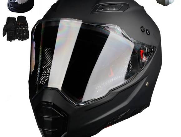 Casco De Moto Deportivo Todoterreno Mas Accesorios en Perote (Municipio)