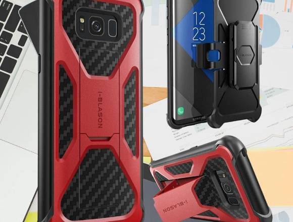 Case Samsung Galaxy S8 Plus S8 en Rojo Armorbox I-Blasón en Santiago de Surco (Lima 33) (Distrito)