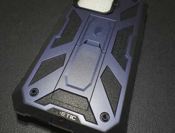 Case IPhone 14 Pro Max Cubierta Total en Azul c/ Negro 360 Antishock en Santiago de Surco (Lima 33) (Distrito)