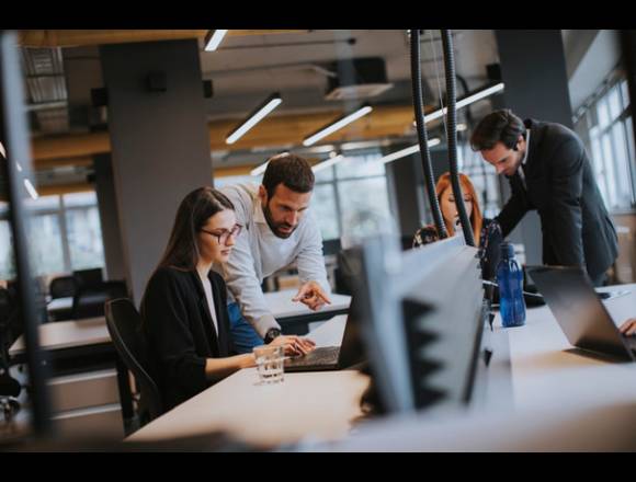 Ayudante de oficina a través de teletrabajo.