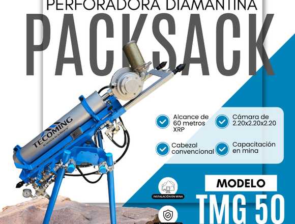 Packsack TMG 50 – Perforadora para Exploración en José Luis Bustamante y Rivero (Distrito)