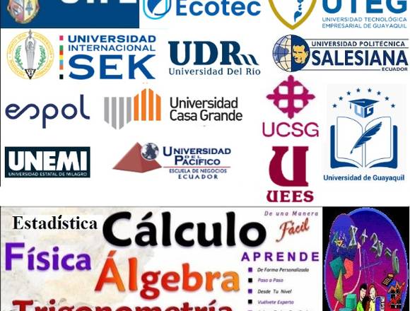 POLITECNICO:CLASES MATEMATICAS,CALCULO,ESTADISTICA en Guayaquil (Cantón)