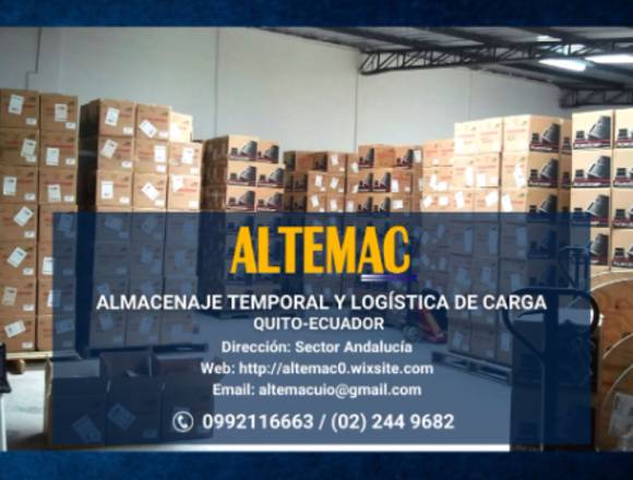 BODEGAS ALTEMAC - ALMACENAJE Y LOGÍSTICA DE CARGA en Quito (Cantón)