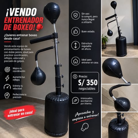 Entrenador de boxeo con doble pelota en San Juan de Lurigancho (Lima 36) (Distrito)