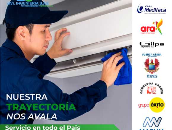 MANTENIMIENTO PREVENTIVO DE AIRES ACONDICIONADO en Bucaramanga (Municipio)
