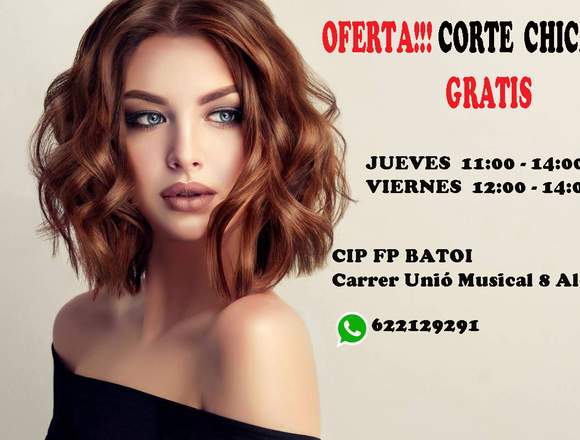 Servicios de peluquería 10€ en Alicante/Alacant (Municipio)