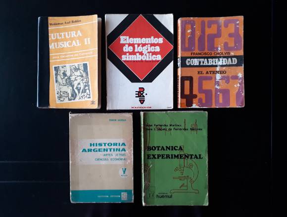 LIBROS DE TEXTO SECUNDARIO EN BUEN ESTADO en Buenos Aires (Localidad)