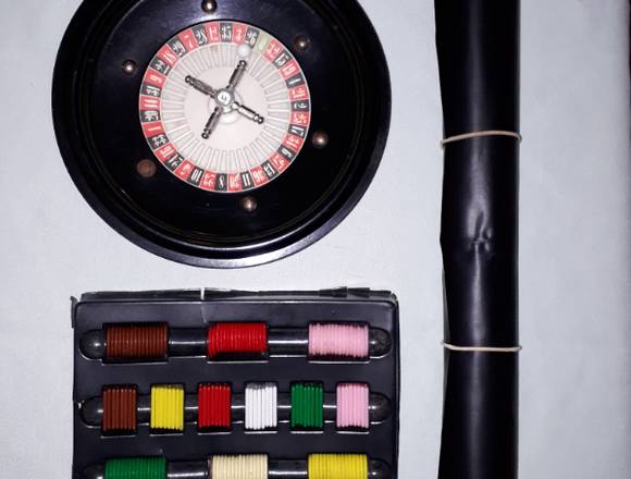 JUEGO DE RULETA RUIBAL, GRANDE. EXCELENTE CALIDAD