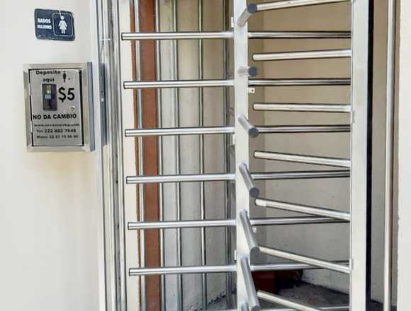 IVKA Torniquete bidireccional multimoneda en Puebla (Municipio)