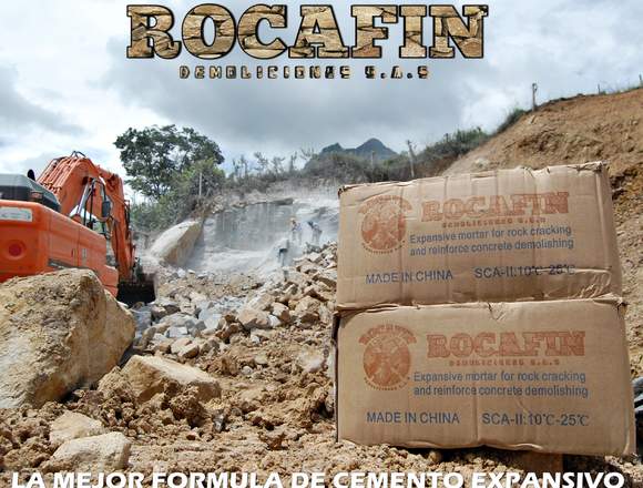 CEMENTO EXPANSIVO ROCAFIN DEMOLICIONES en Bogotá, D.C. (Municipio)