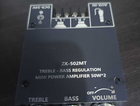 Amplificador zk-502mt leer descripcion en Bogotá, D.C. (Municipio)