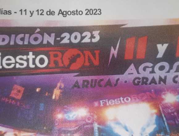 Entradas Fiestoron 2023 en Las Palmas de Gran Canaria (Municipio)