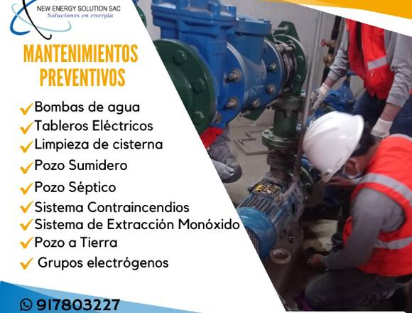 MANTENIMIENTO DE BOMBAS en Ate (Lima 3) (Distrito)