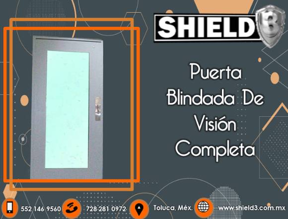 PUERTA BLINDADA CON VISION COMPLETA en Lerma (Municipio)