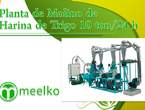 Planta de Molino de Harina 10ton/24h meelko