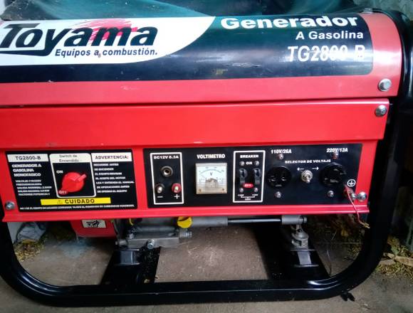 Vende: Generador eléctrico Toyama, Mod:TG2800-B en Bolívar (Municipio)
