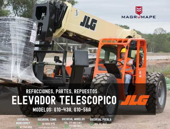 PARTES PARA ELEVADOR TELESCOPICO G10-43A JLG en Veracruz (Municipio)