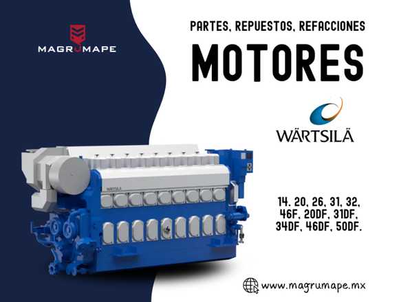 REPUESTOS PARA MOTORES WARTSILA en Veracruz (Municipio)