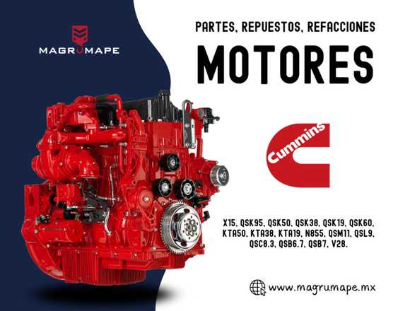 PARTES PARA MOTORES MARINOS CUMMINS en Veracruz (Municipio)