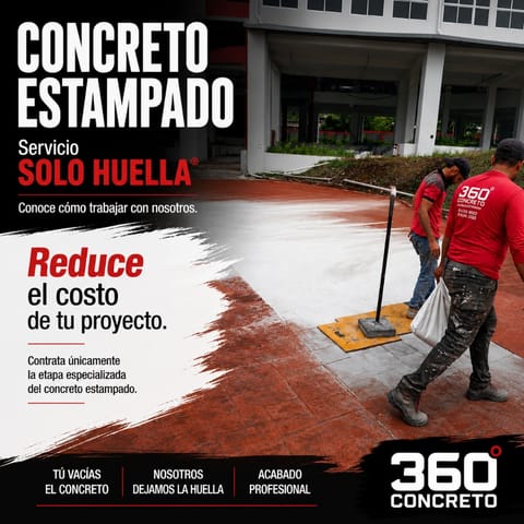 SOLO HUELLA - Servicio Profesional de Estampado de Concreto en Juan Antonio Sotillo (Municipio)