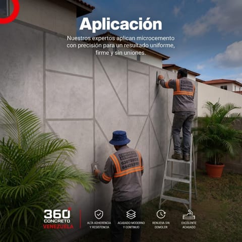 Transforma tus ambientes sin obras, ni escombros con Microcemento 360 en Juan Antonio Sotillo (Municipio)