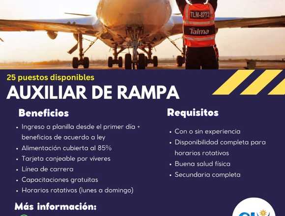 Trabaja en el Aeropuerto Jorge Chavez en Callao (Callao 1) (Distrito)