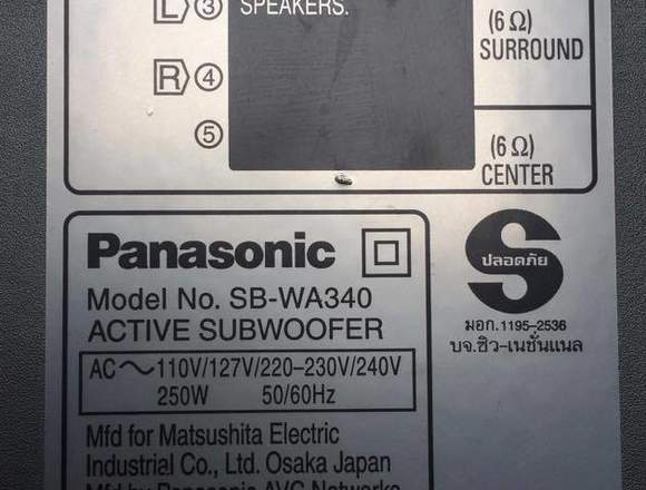 Parlante Subwoofer Original Panasonic 250W