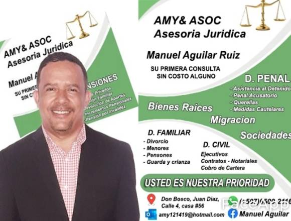 Abogado Litigante Amy en Panamá (Distrito)